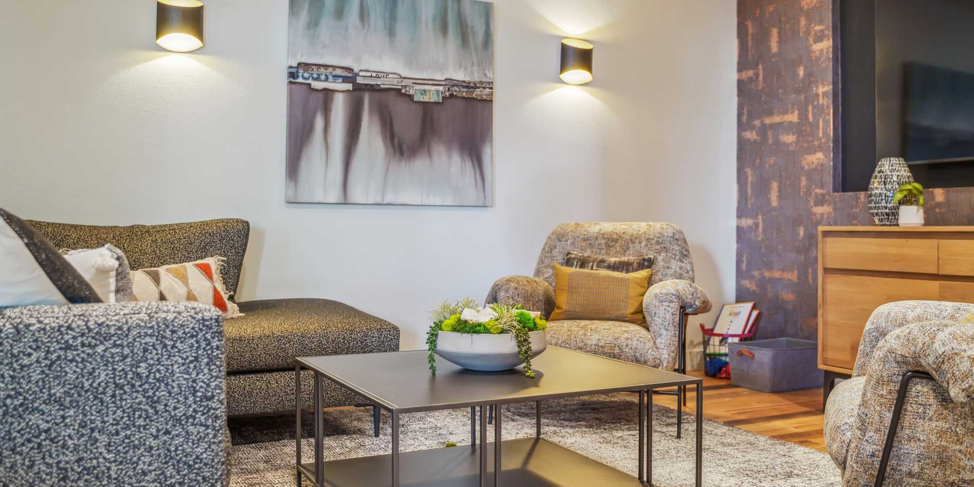 Model apartment at Alley South Lake Union in Seattle, Washington