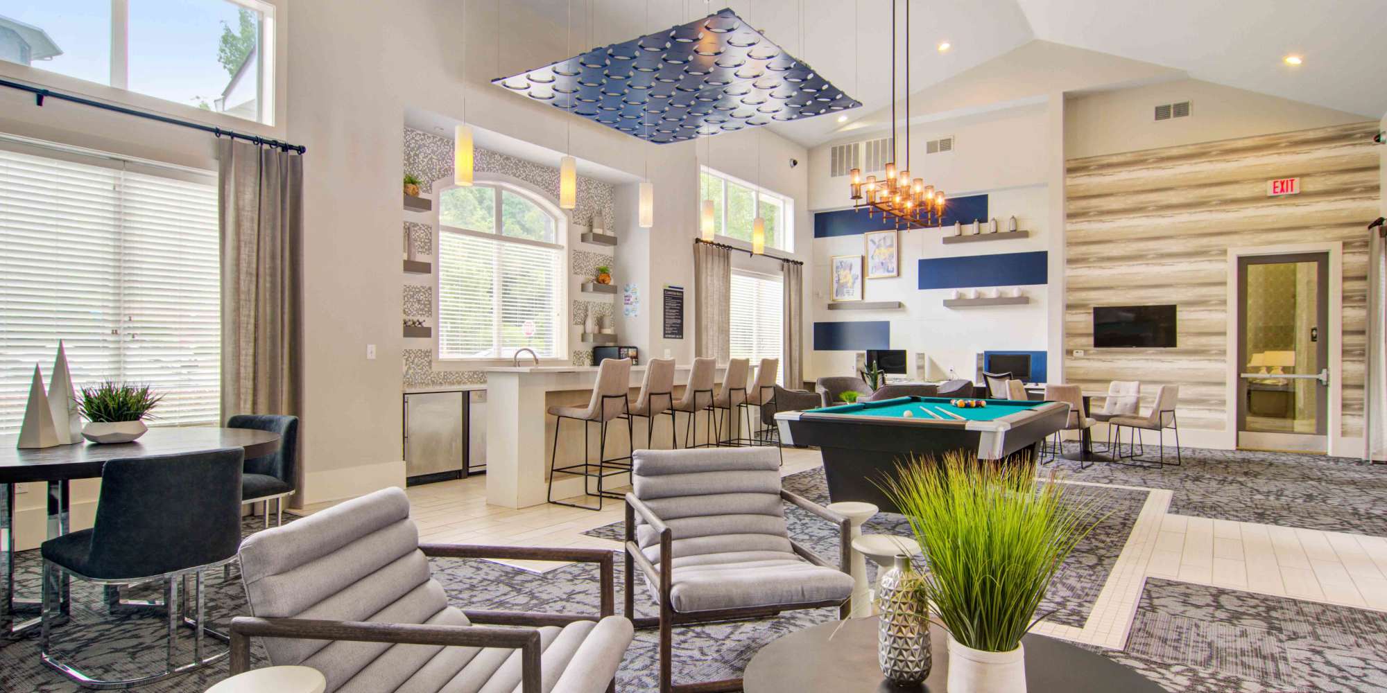 Clubhouse at Twenty25 Barrett, Kennesaw in GA