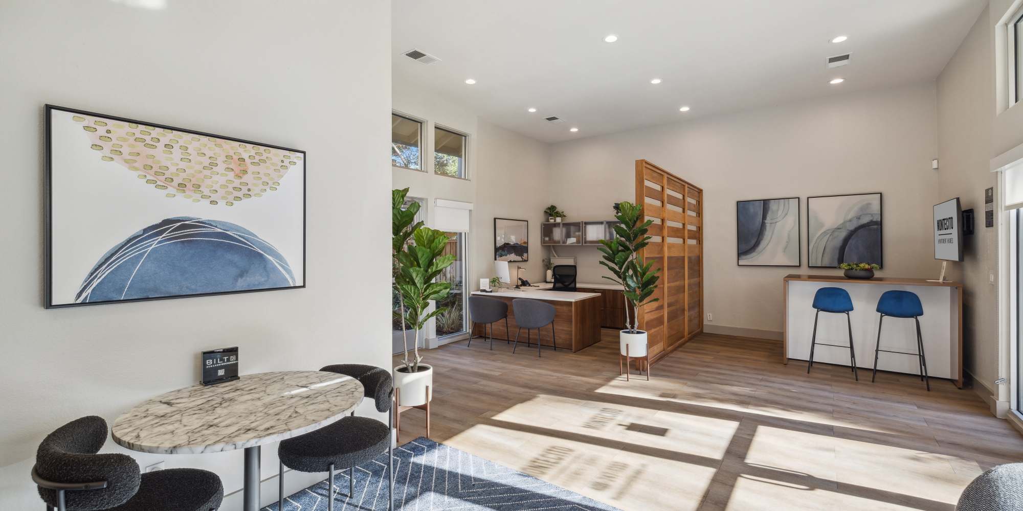 Leasing office at Montecito Apartments in Santa Clara, California