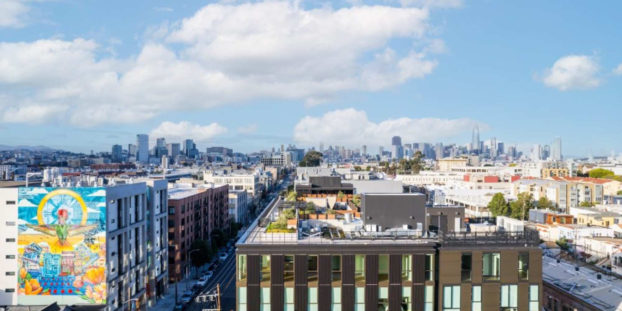 View of the building at The Fitzgerald in San Francisco, California
