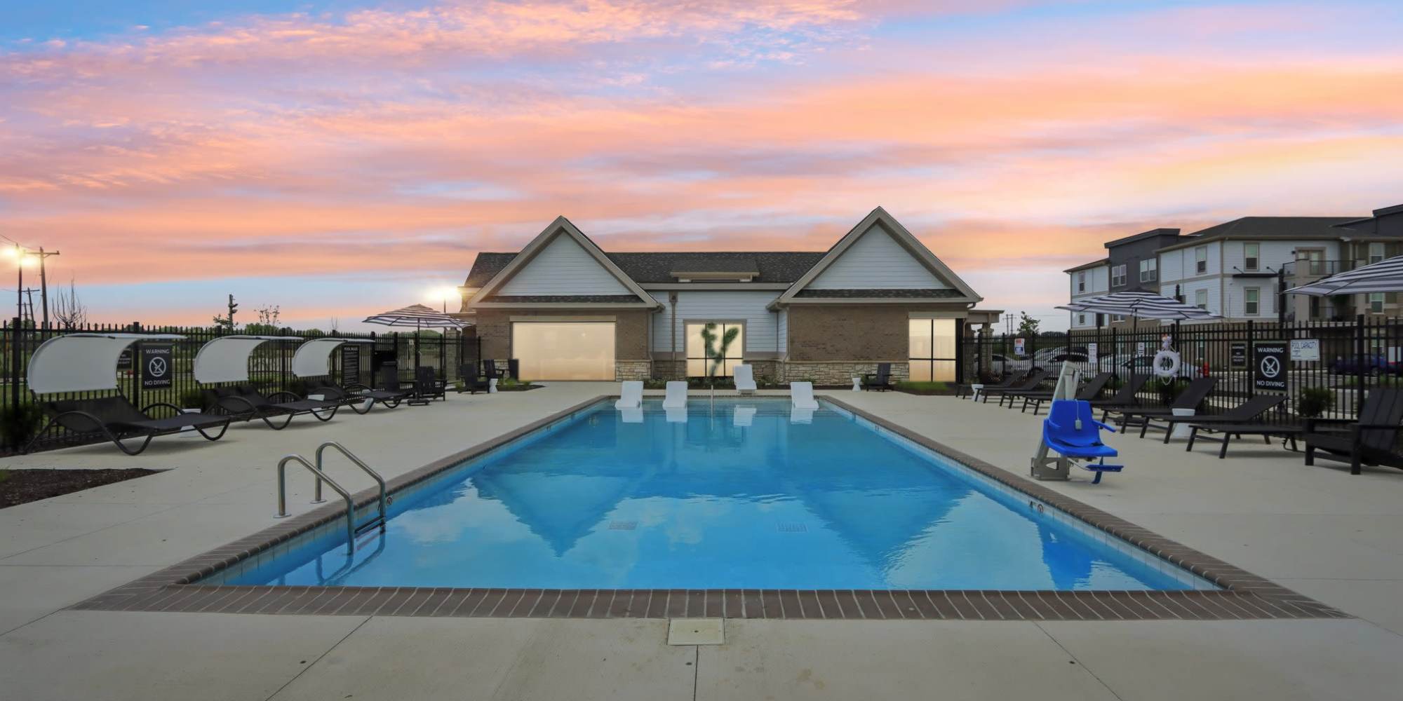 Pool Sunset