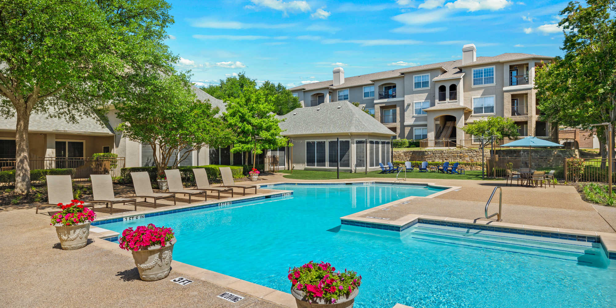 Swimming pool at Ballantyne