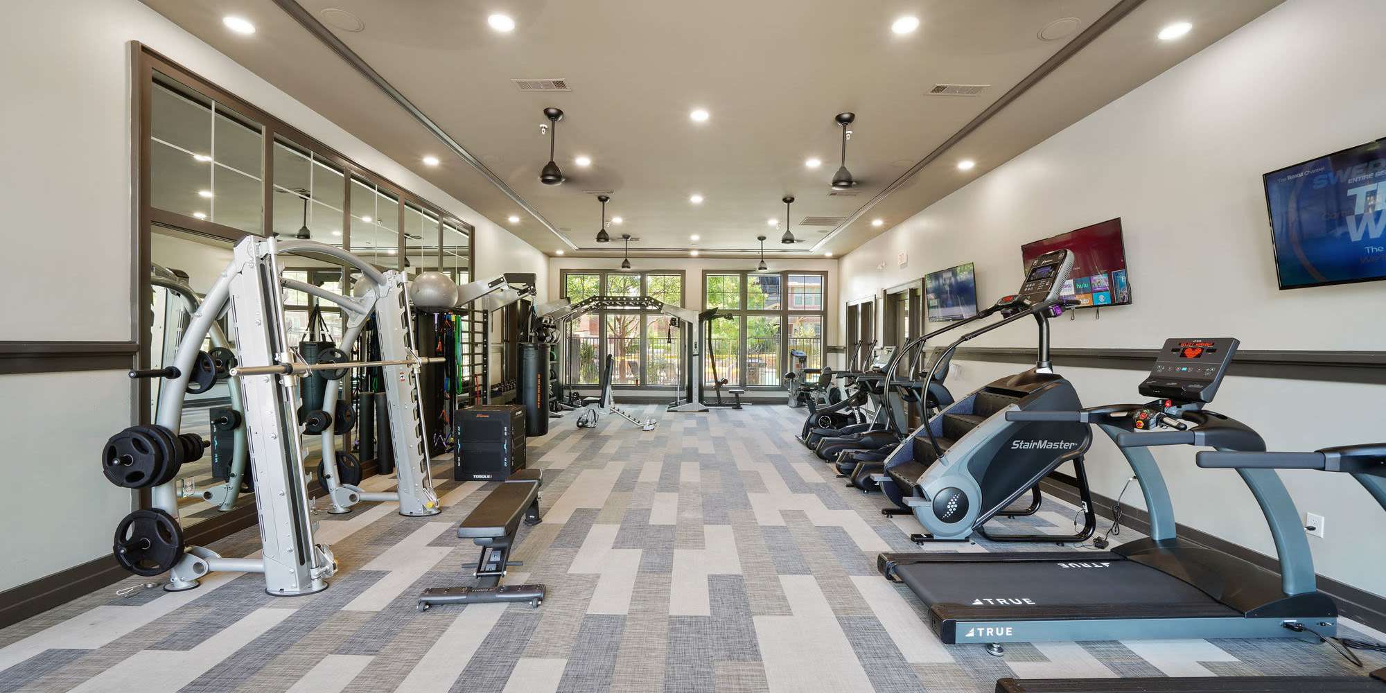 Fitness studio at Fort Worth, Texas at The Berkeley