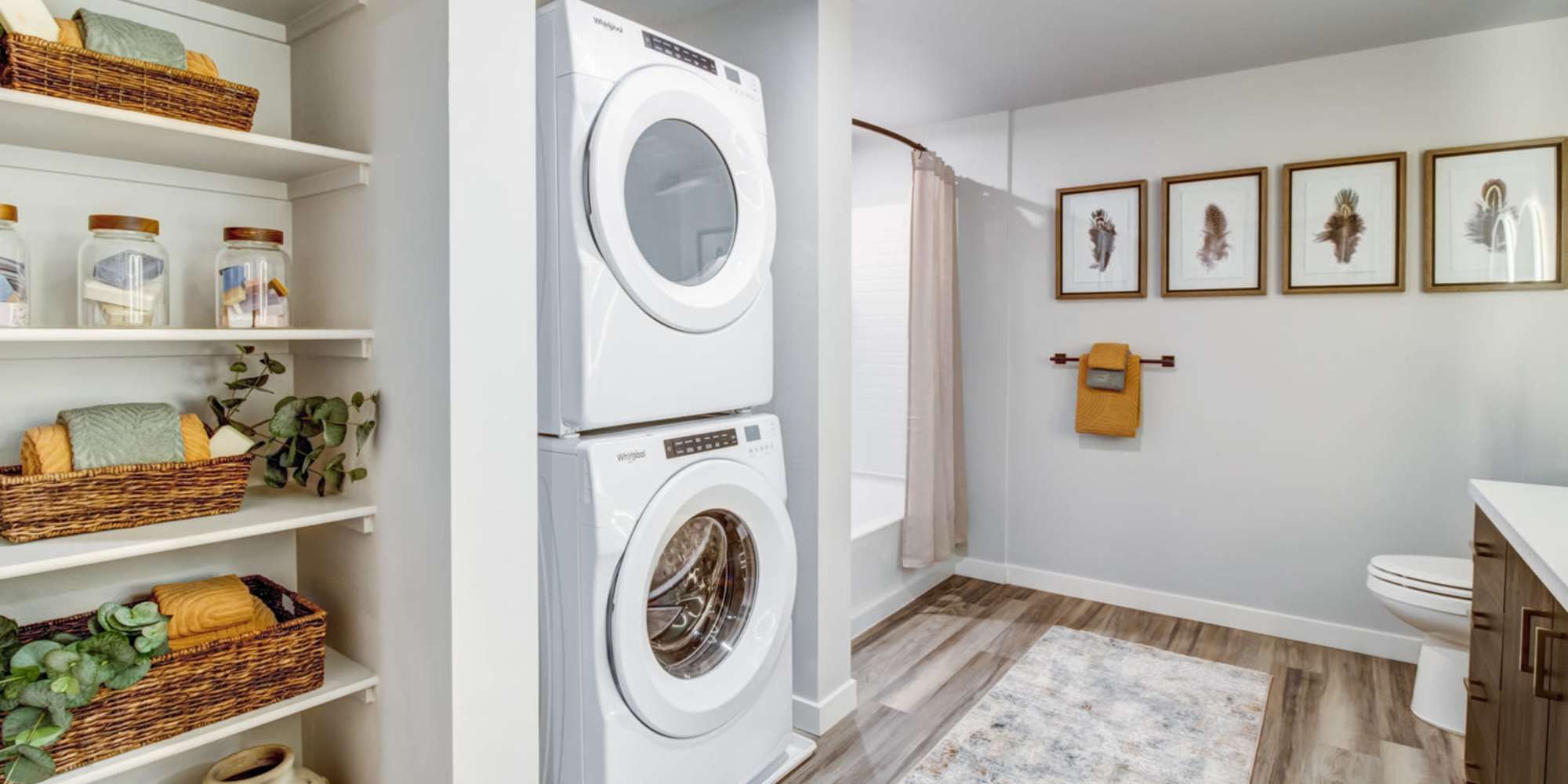Washer and dryer at Aurora at Green Valley in Fairfield, California