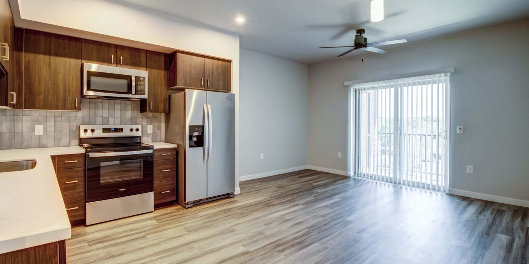 Kitchen at Aurora at Green Valley in Fairfield, California