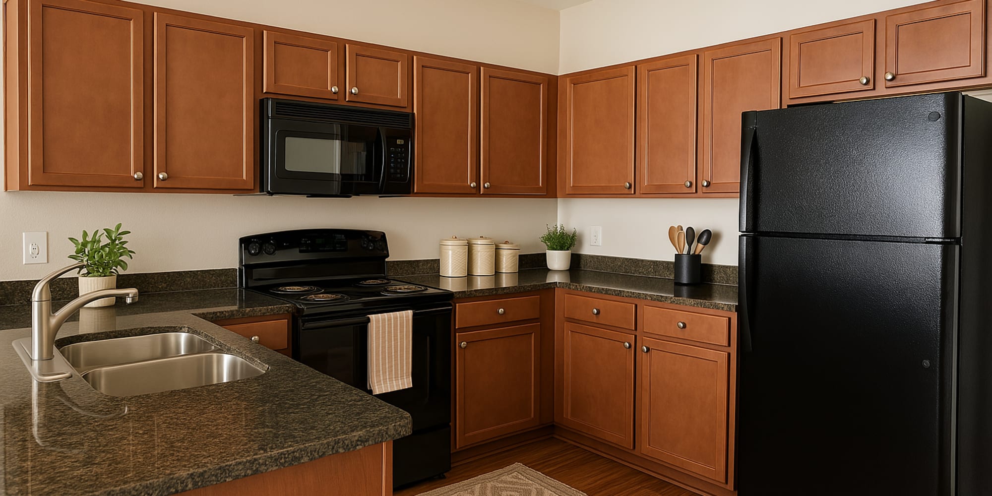 Modern apartments at Burkart Crossing Apartments in Seymour,Indiana