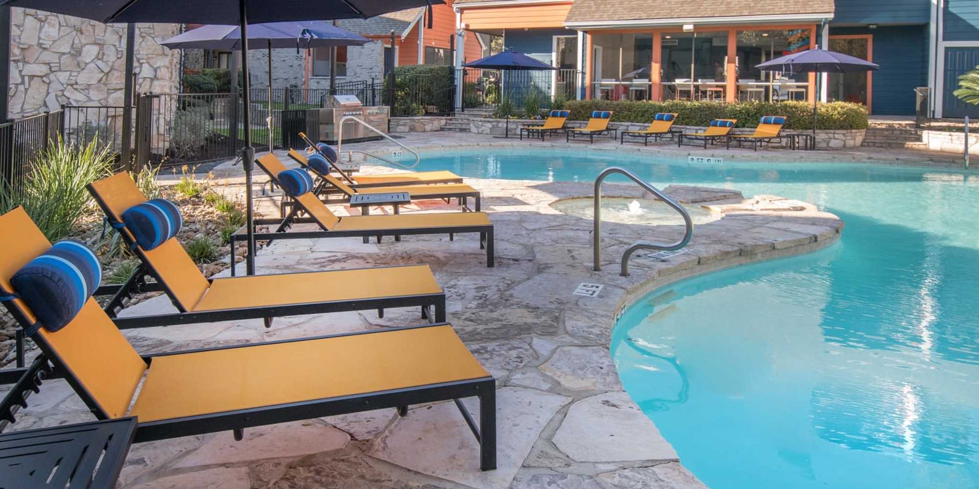 Swimming pool at The Lila at Oakgate in San Antonio, Texas