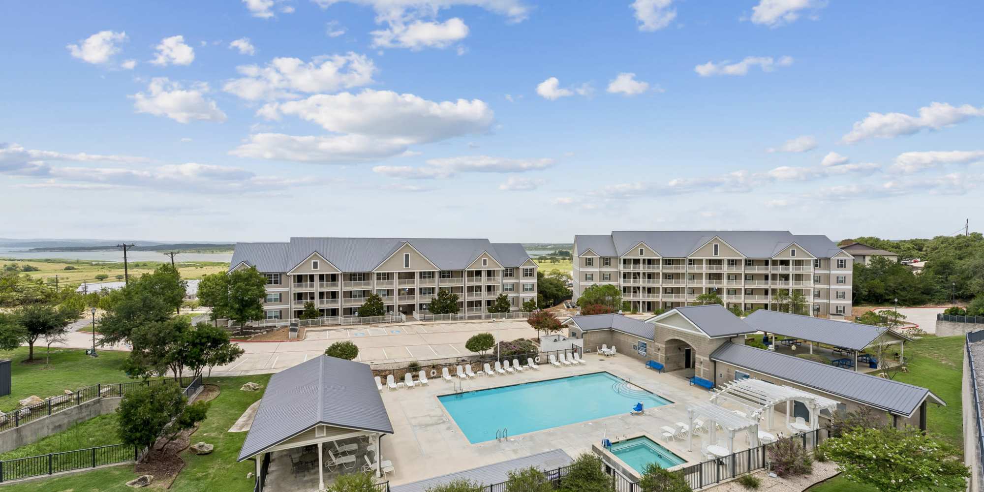 Modern apartments at The April in Canyon Lake,Texas
