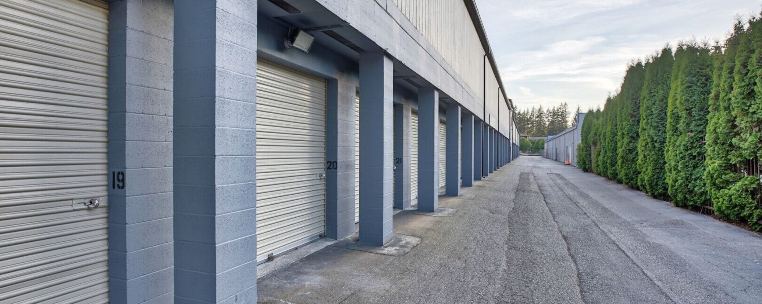 Storage units at Port Orchard Self Storage in Port Orchard, Washington