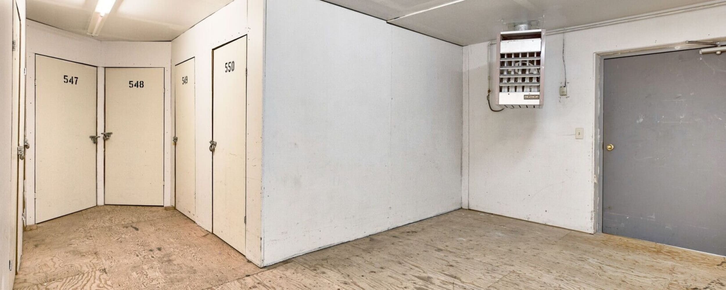 Heated interior at Port Orchard Self Storage in Port Orchard, Washington
