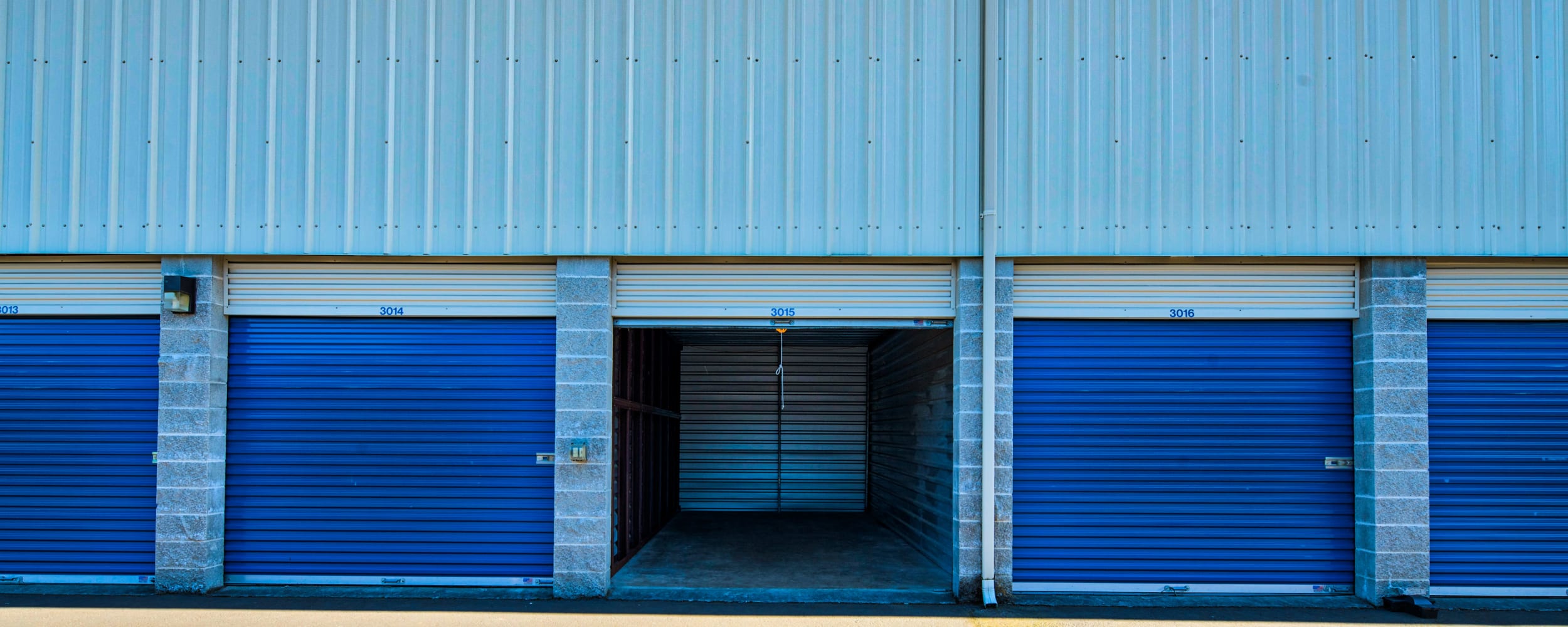 Multiple storage units at Newberg Self Storage in Newberg, Oregon