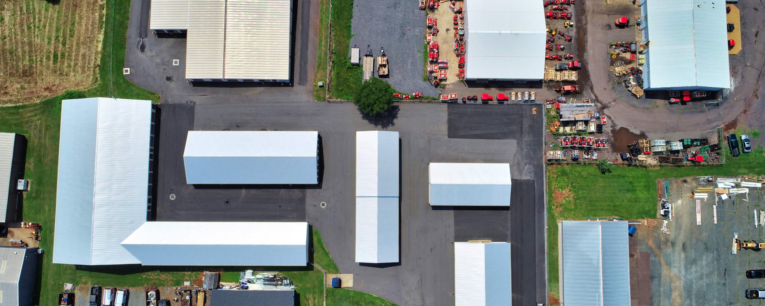 An aerial view of Culpeper Self Storage in Culpeper, Virginia