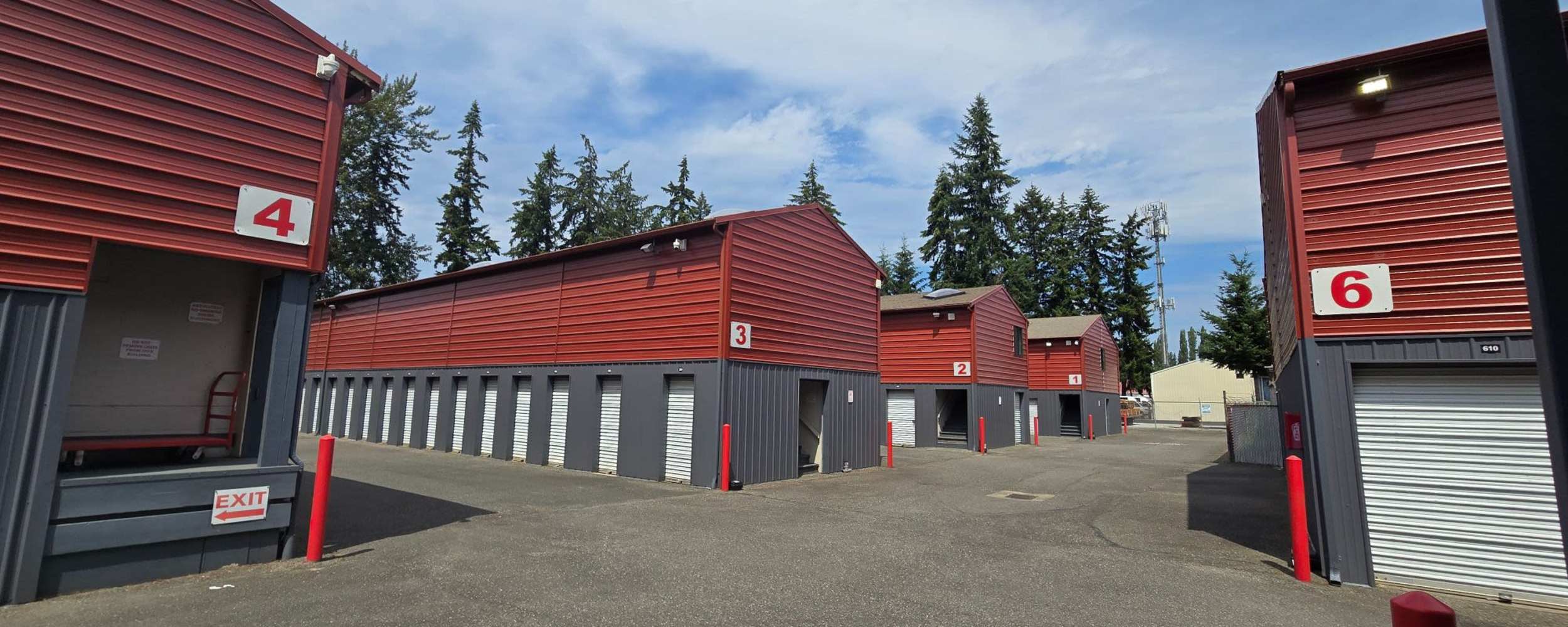 Spacious storage at Freeway Storage in Marysville, Washington
