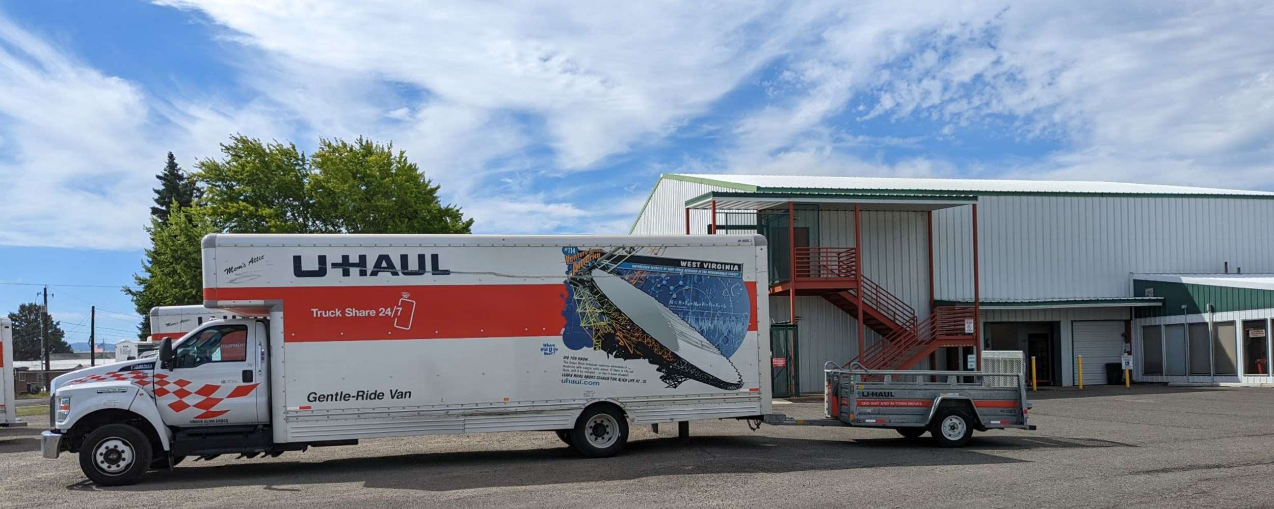 Moving truck at AAA Wildcat Storage, Ellensburg, Washington