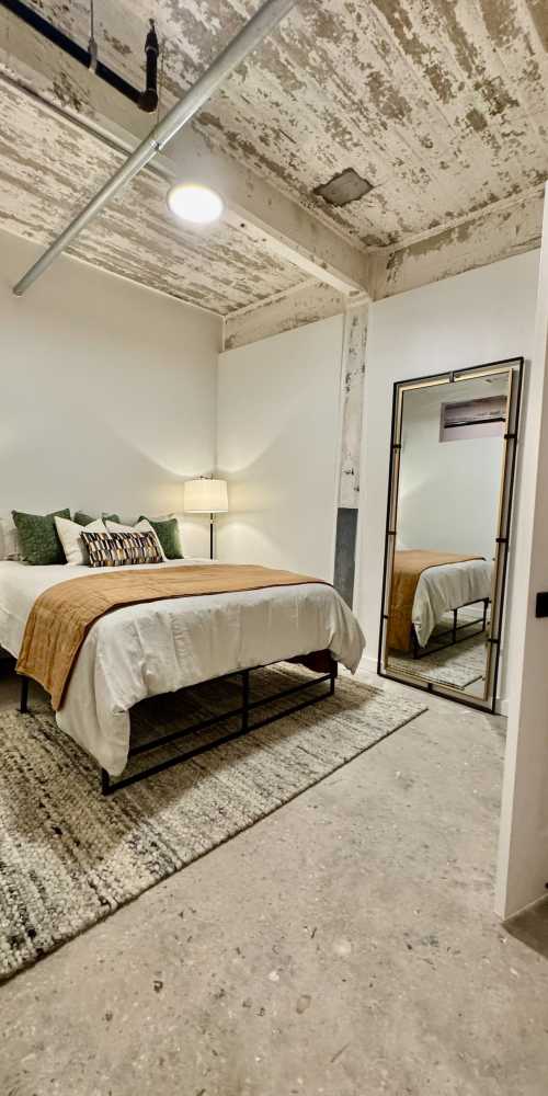 Bedroom at Union Terminal Warehouse in Jacksonville, Florida