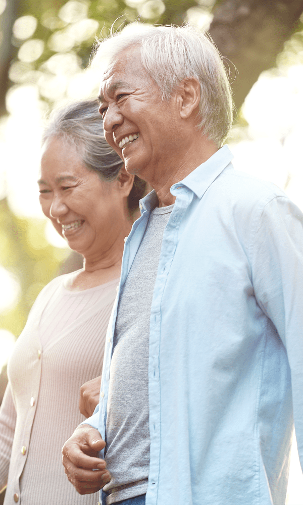 Walking trails at Cambridge Square Assisted Living in Rosenberg, Texas