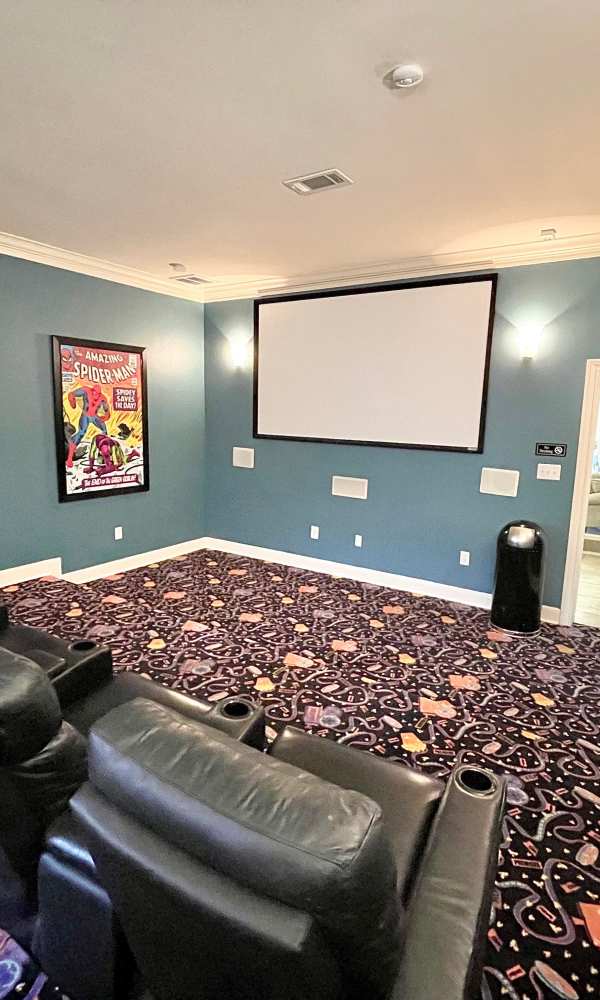 Theater Room at The Abbey at Stone Oak in San Antonio, Texas