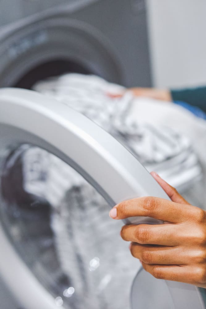 Laundry facility at Park Place Apartments, Del Mar, California