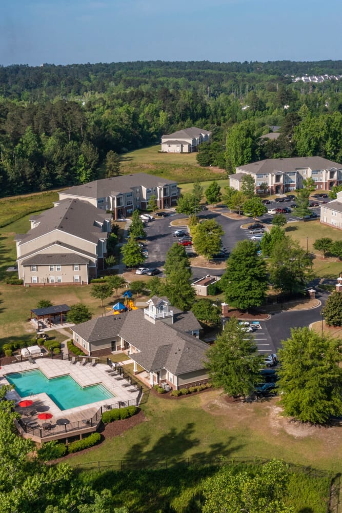 Aerial view of The Jasper in Augusta, Georgia