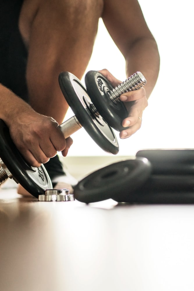 Fitness equipment at The Local on Severn in Metairie, Louisiana