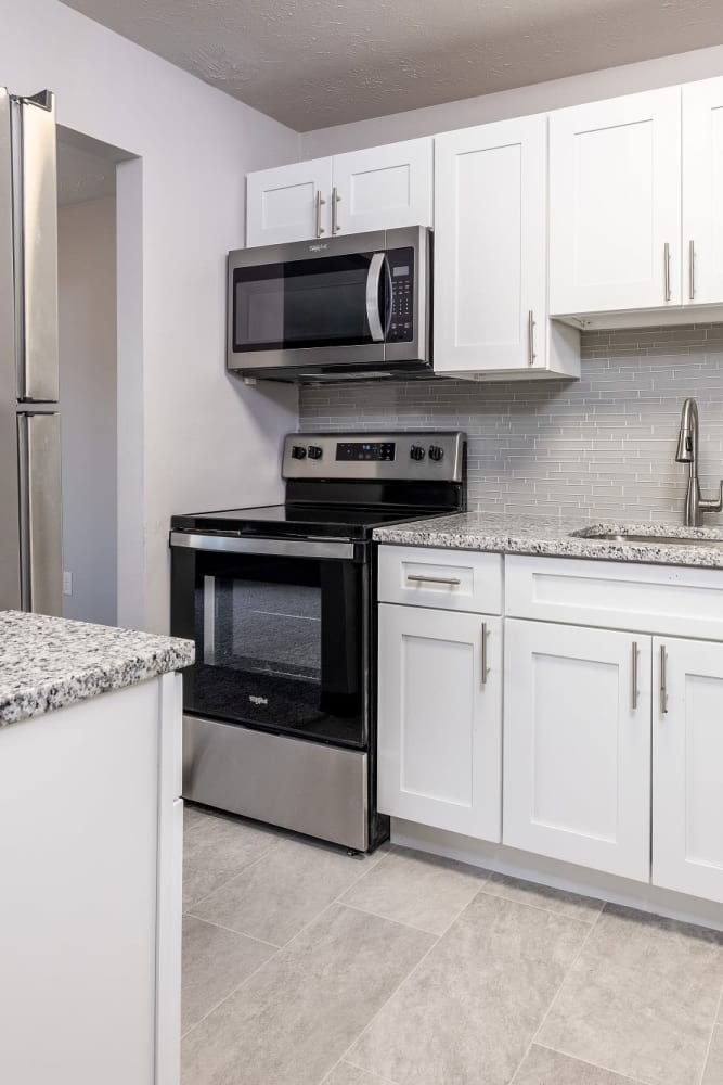 Stainless steel appliance kitchen at South Park, Pennsylvania