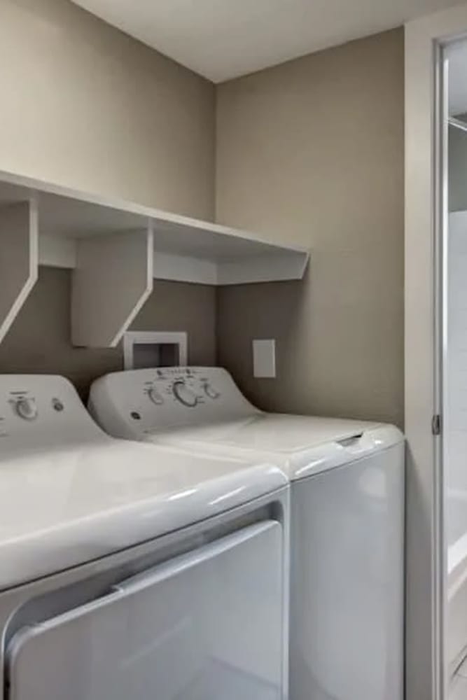 Laundry room at Creekside Gardens in Vacaville, California