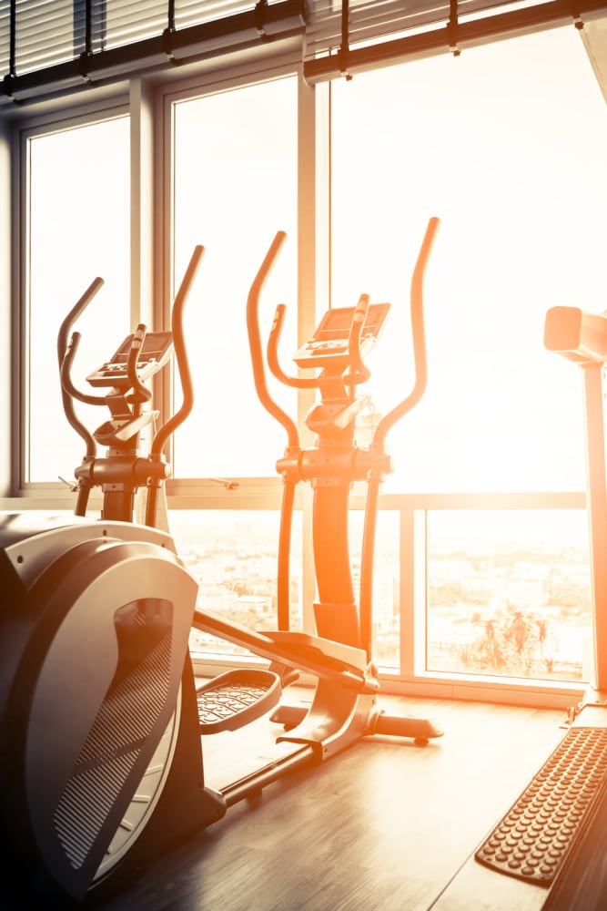 Fitness center at Steamboat Springs Apartments in Steamboat Springs, Colorado