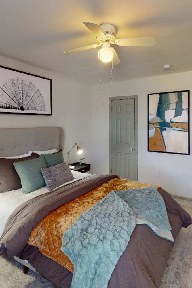 Cozy bedroom at Tanglewood in Westwego, Louisiana