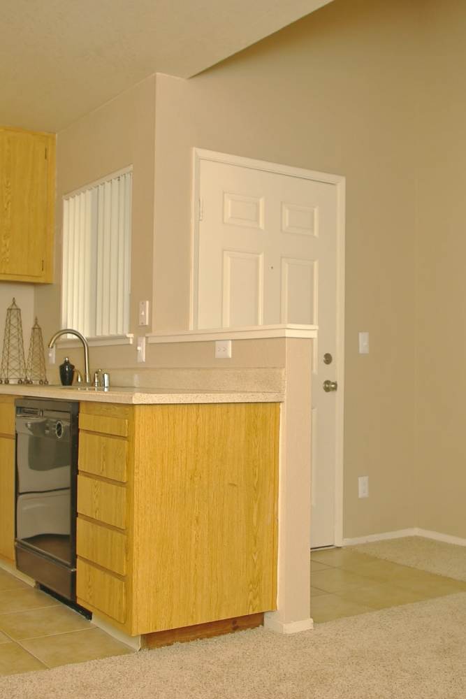 Apartment kitchen at Twin Creeks in Antioch, California