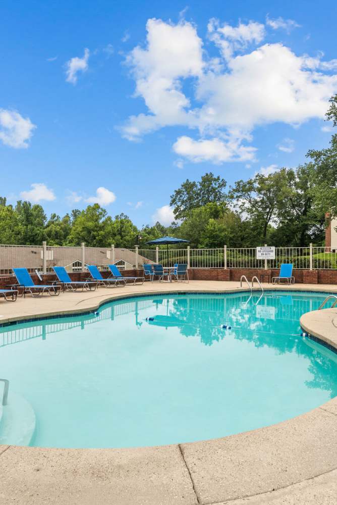 Swimming pool at Cannongate Apartments in Vicksburg, Mississippi