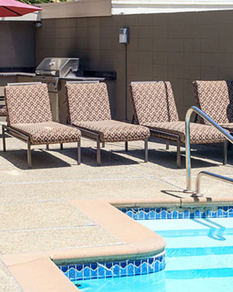 refreshing looking pool at Alta off the Avenue in Burlingame, California