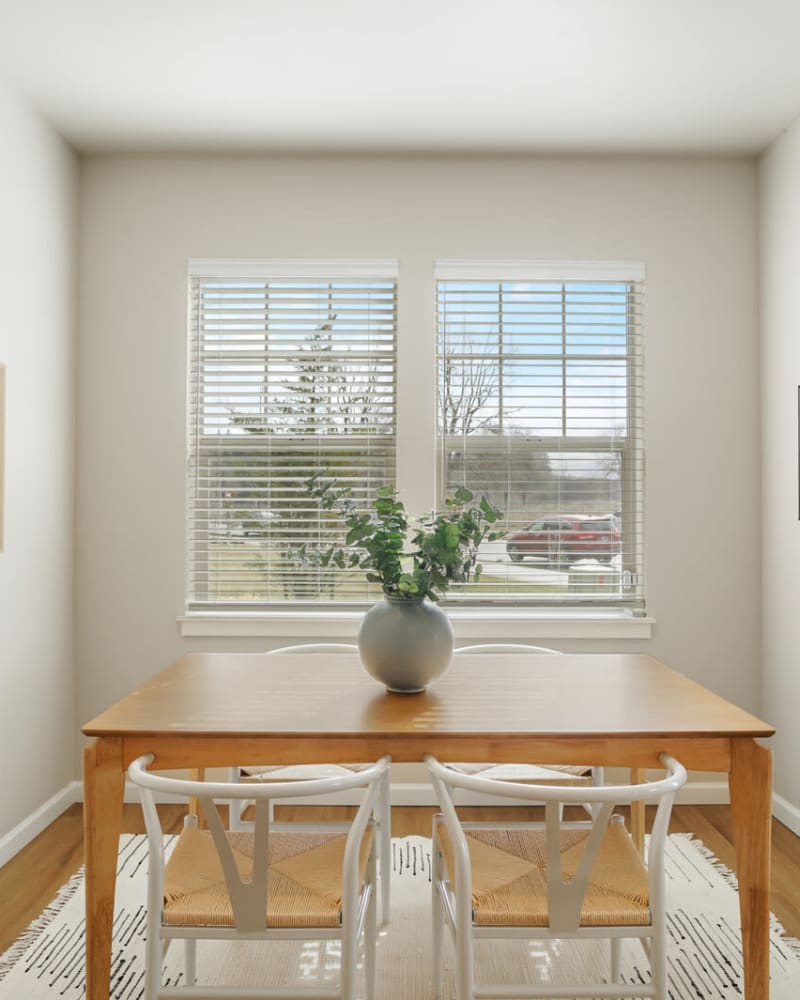 A beautifully decorate living room at The Grove in Salem, Oregon