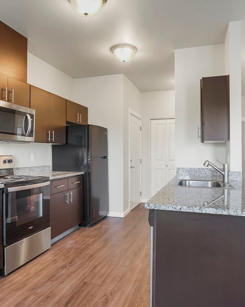 Modern living spaces at Crawford Crossing Apartments in Turner, Oregon