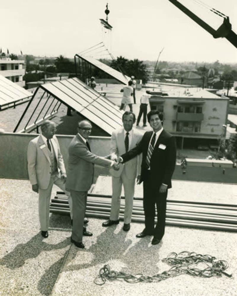 Vintage photo of Decron Properties, Los Angeles, California