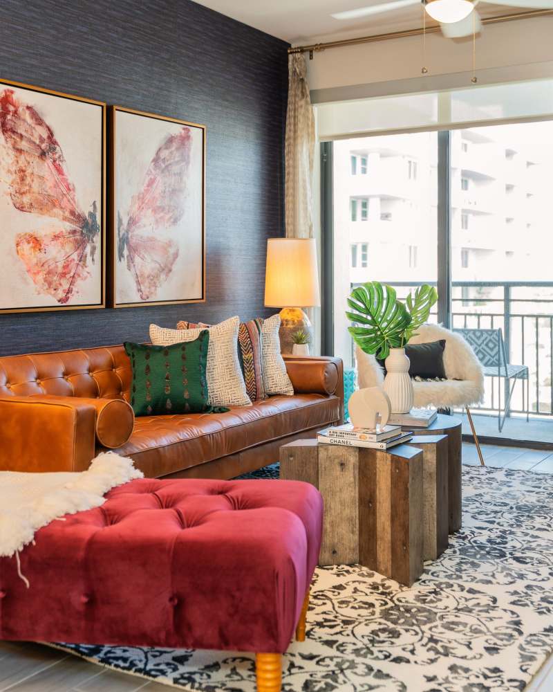 View one bedroom floor plans at The Whitney in Fort Lauderdale, Florida