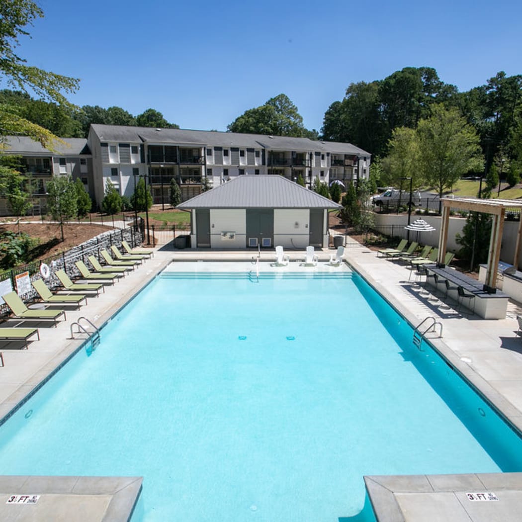 Onsite fitness center at The Ashford Apartment Homes in Brookhaven, Georgia