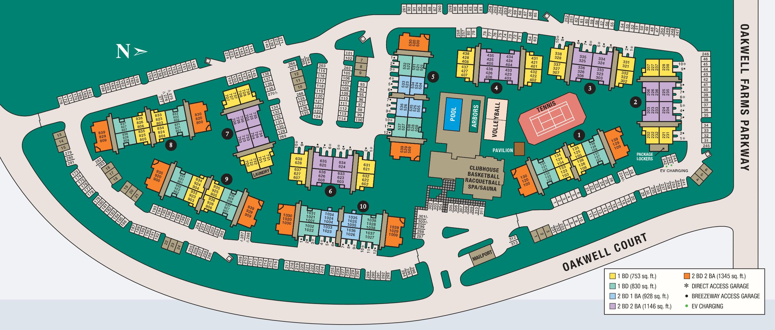 Site map of Villas at Oakwell Farms in San Antonio, TX