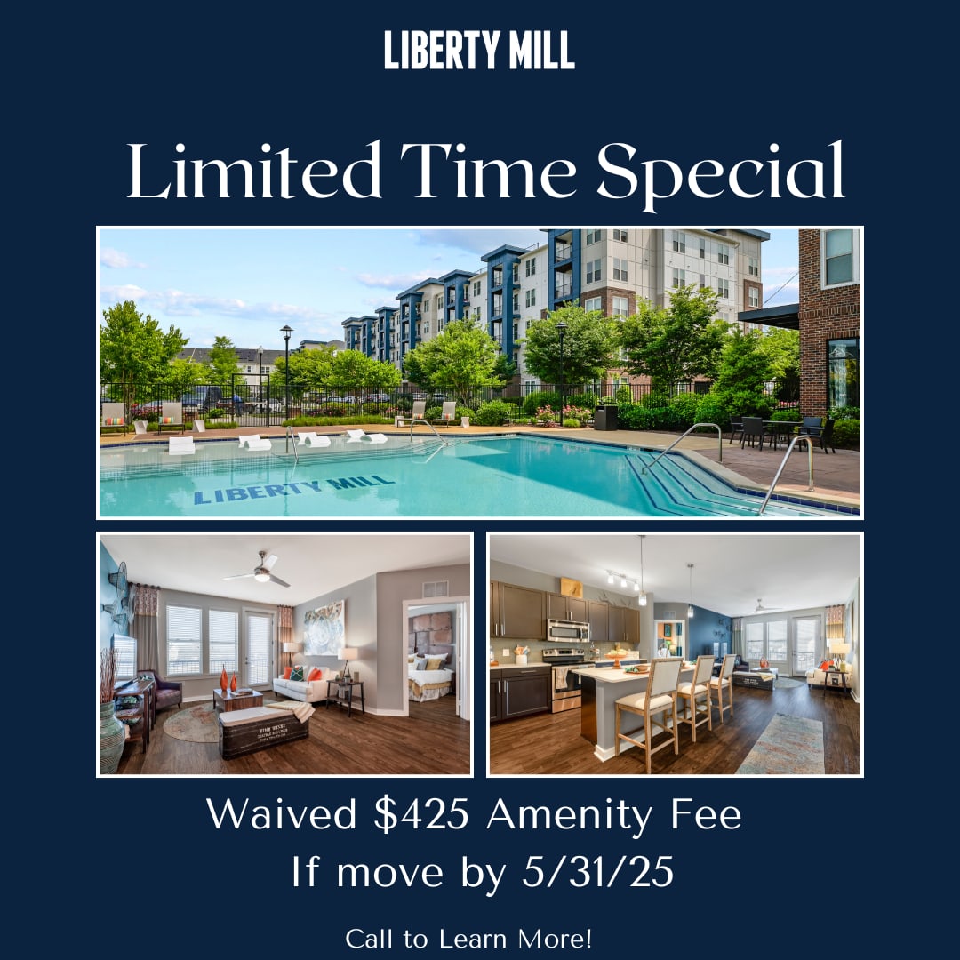 Limited Time Offer banner at Liberty Mill in Germantown, Maryland
