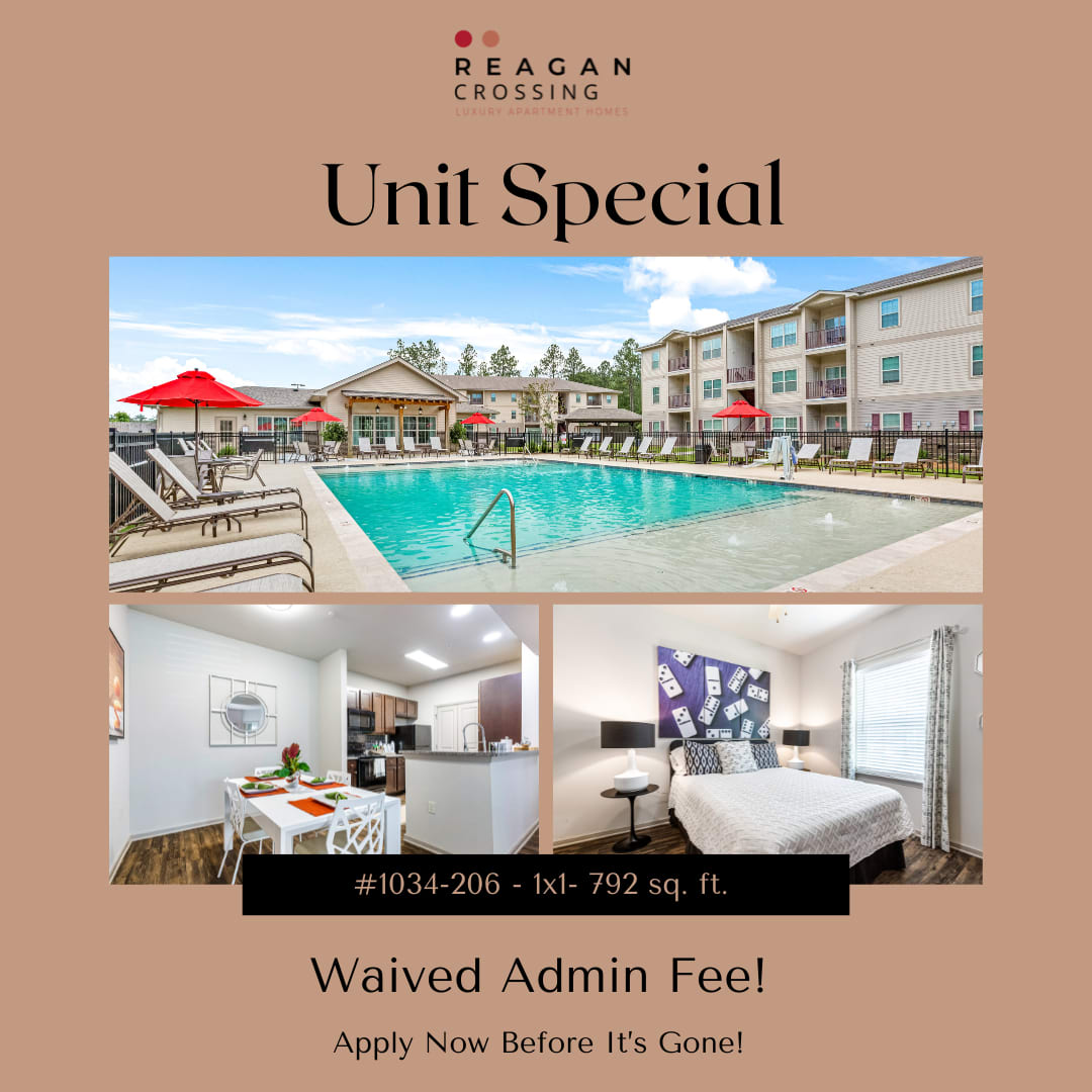 Limited Time Offer banner at Reagan Crossing in Covington, Louisiana
