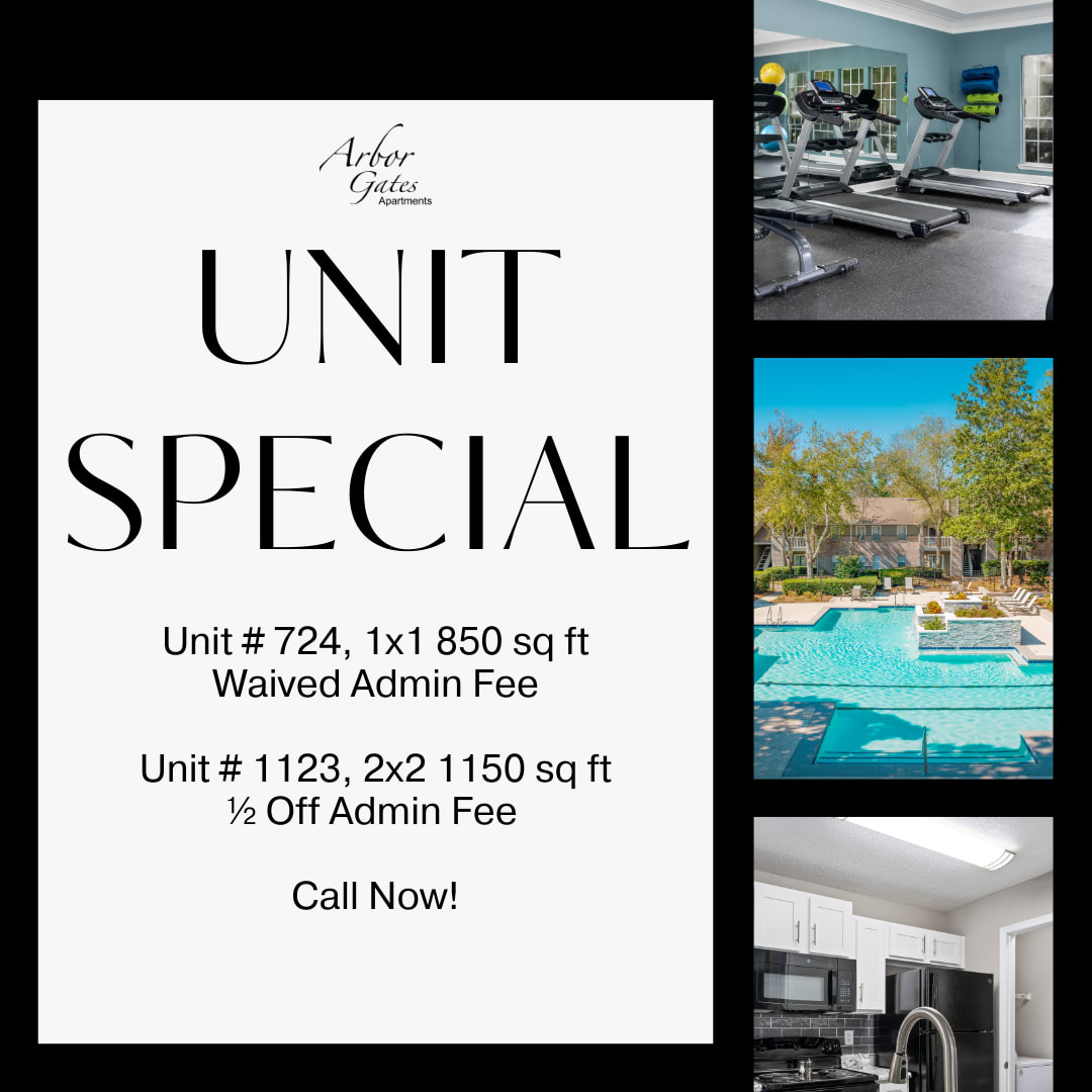 UNit Special Flyer at Arbor Gates in Fairhope, Alabama