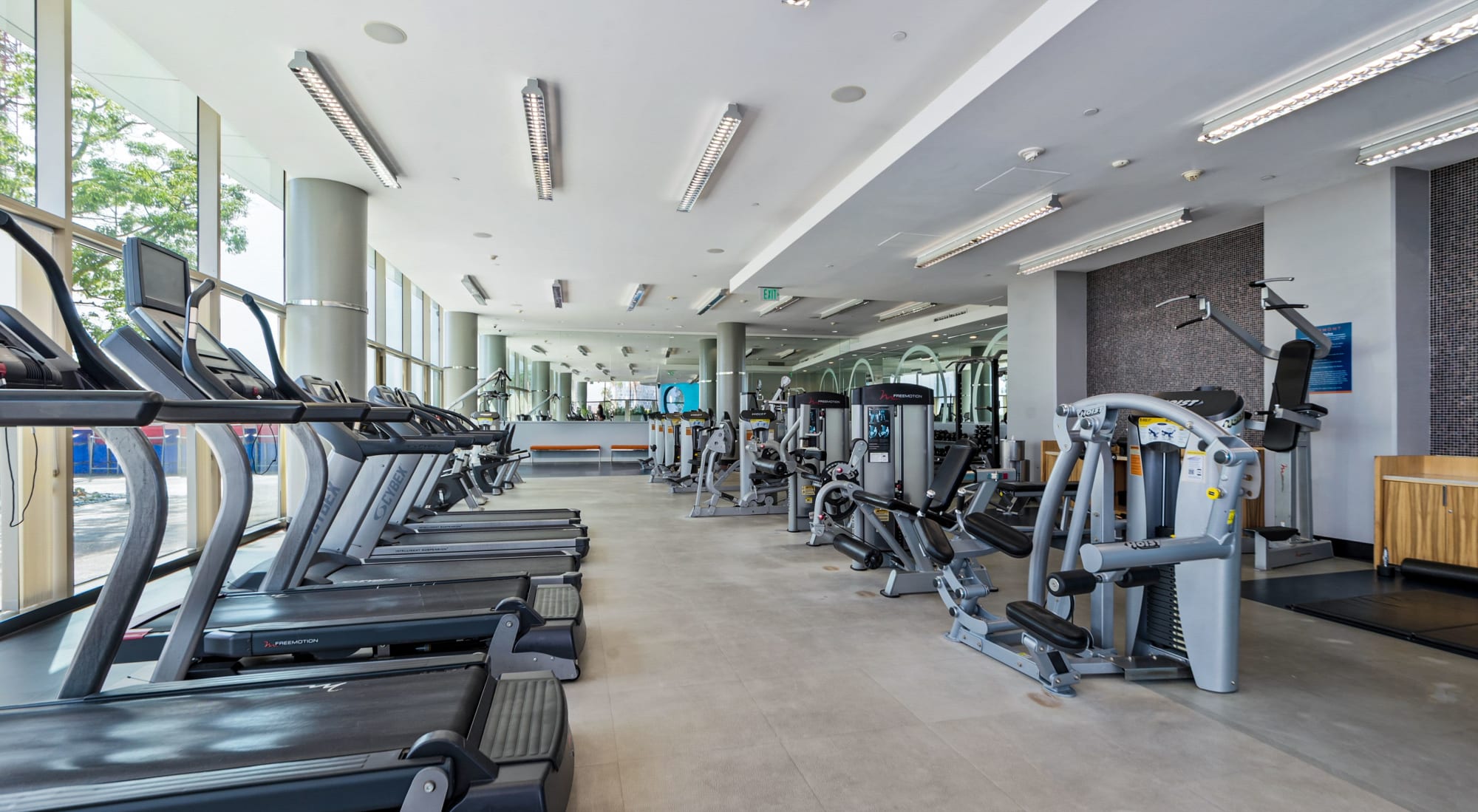 HarborFit fitness center at The Vermont in Los Angeles, California 