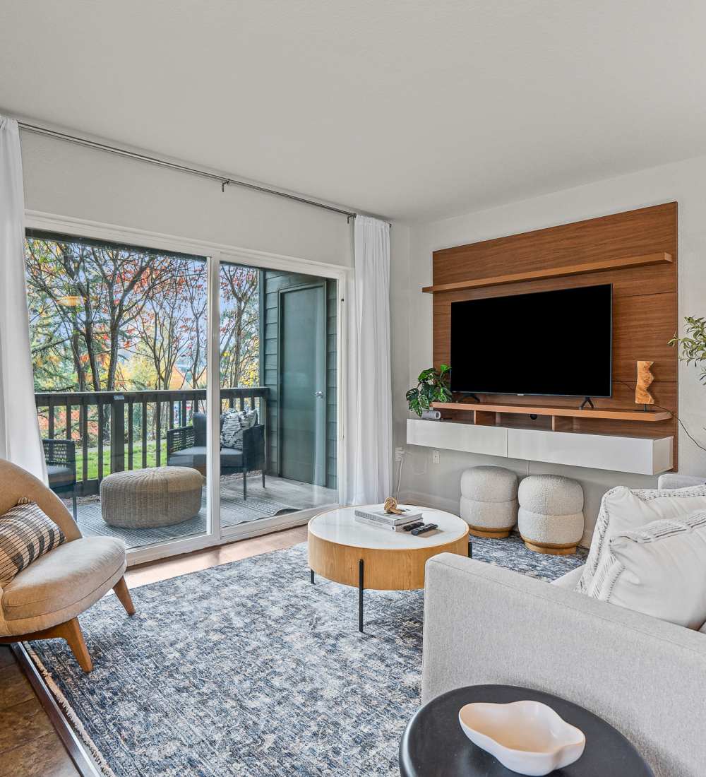 Interior of a model home at Timbers at Tualatin in Tualatin, Oregon