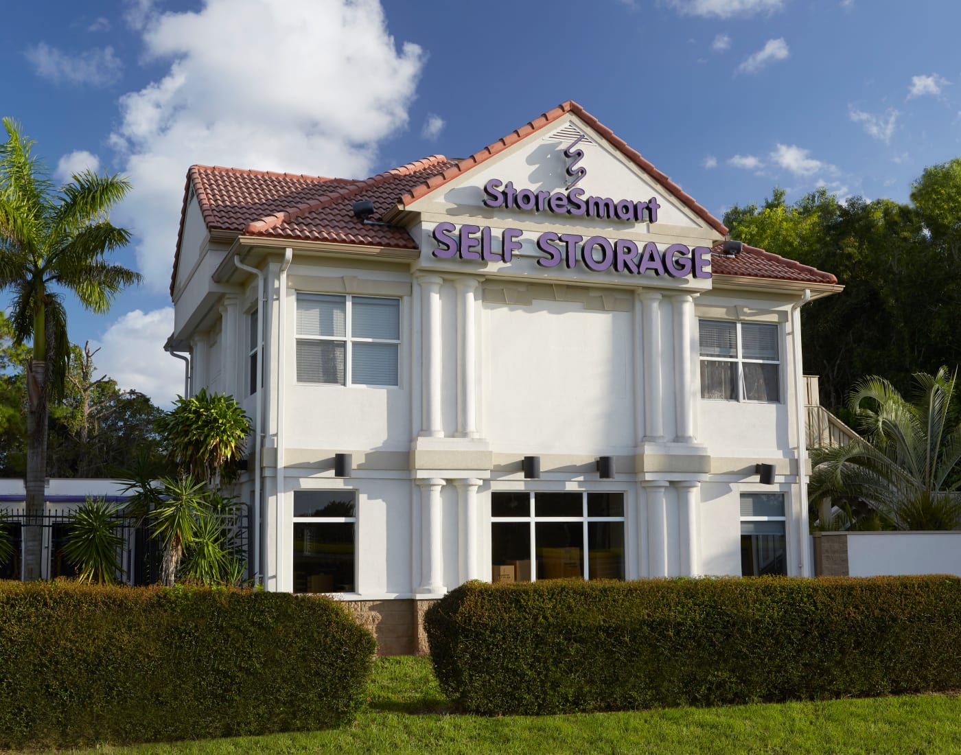 Facade at StoreSmart Self-Storage in Naples, Florida