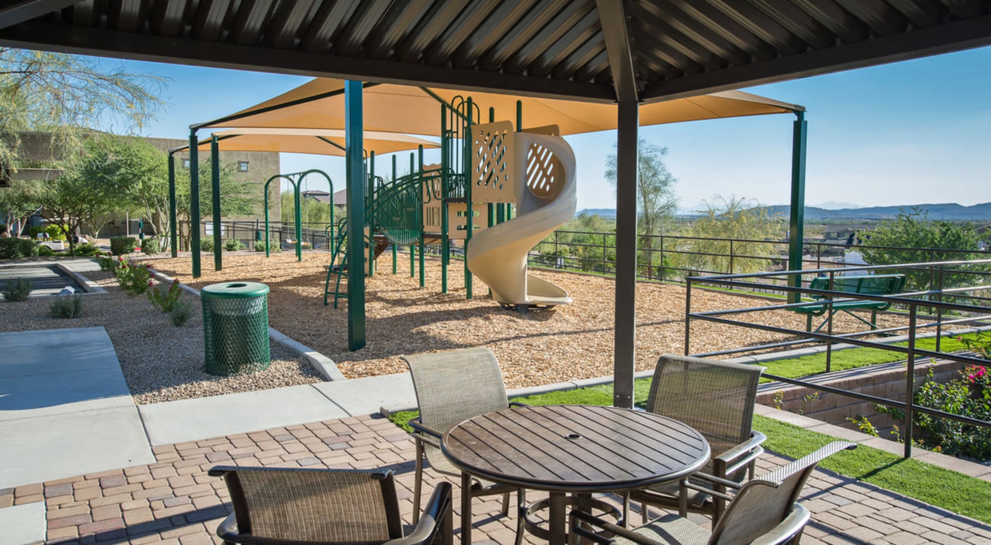 Playground with Shade Sail at Las Colinas at Black Canyon