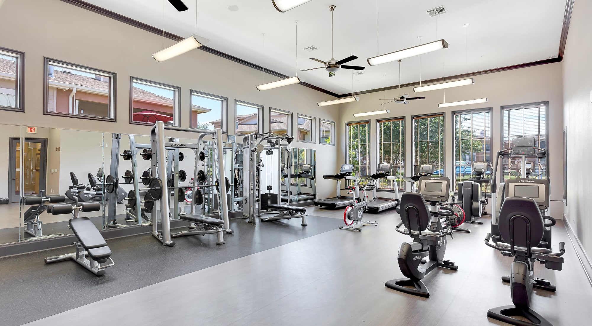 Fitness center at Onion Creek