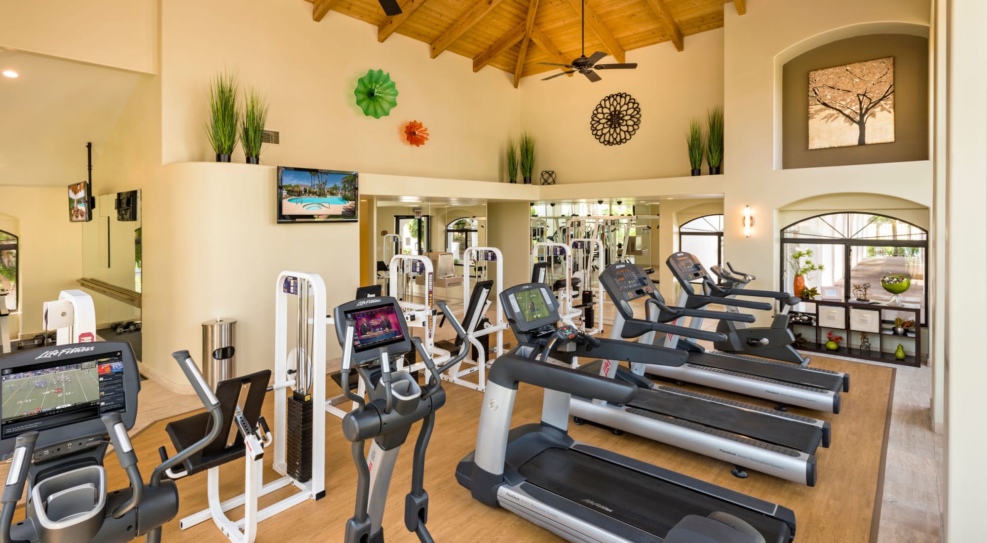Fitness center at San Antigua in McCormick Ranch