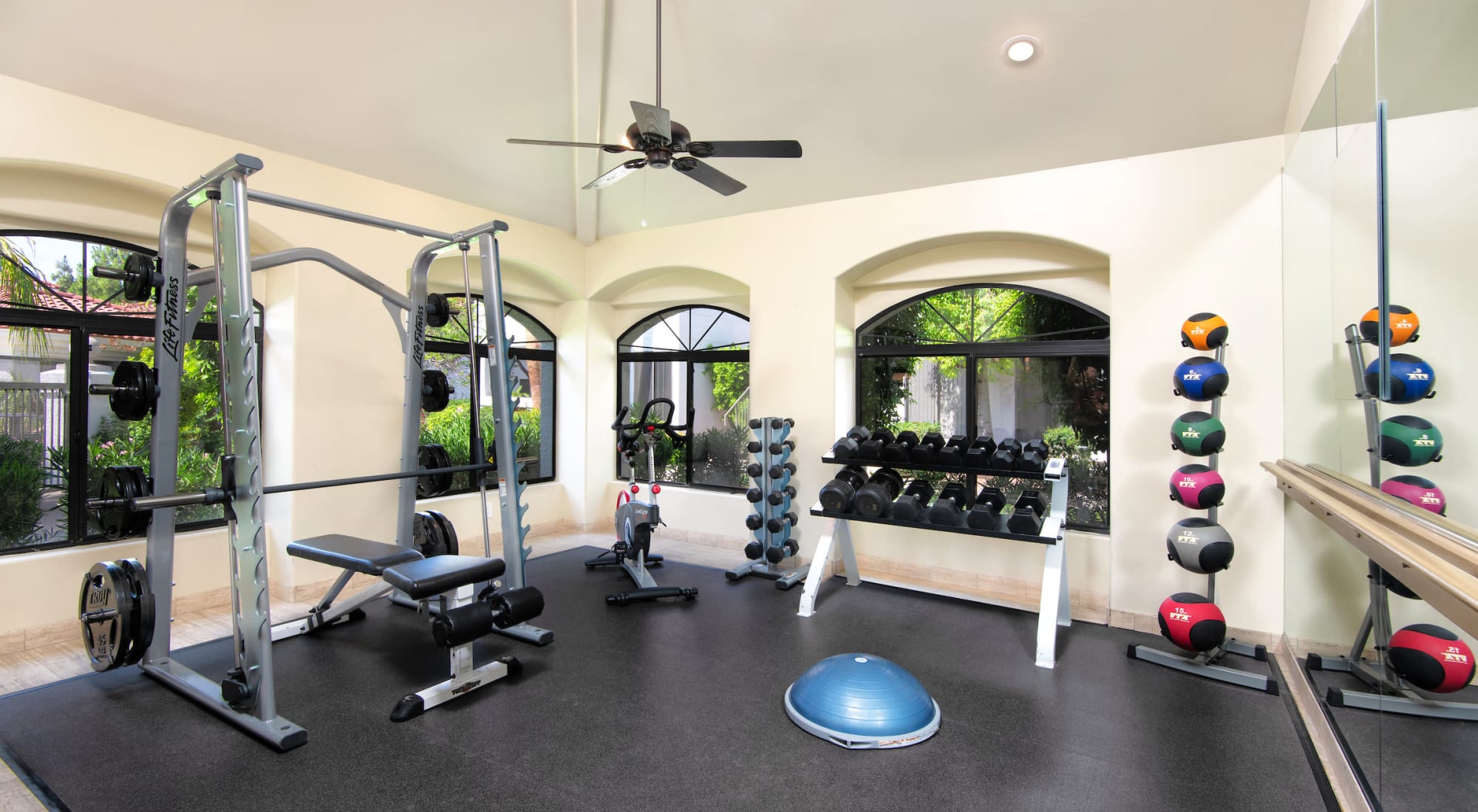 Fitness center at San Antigua in McCormick Ranch