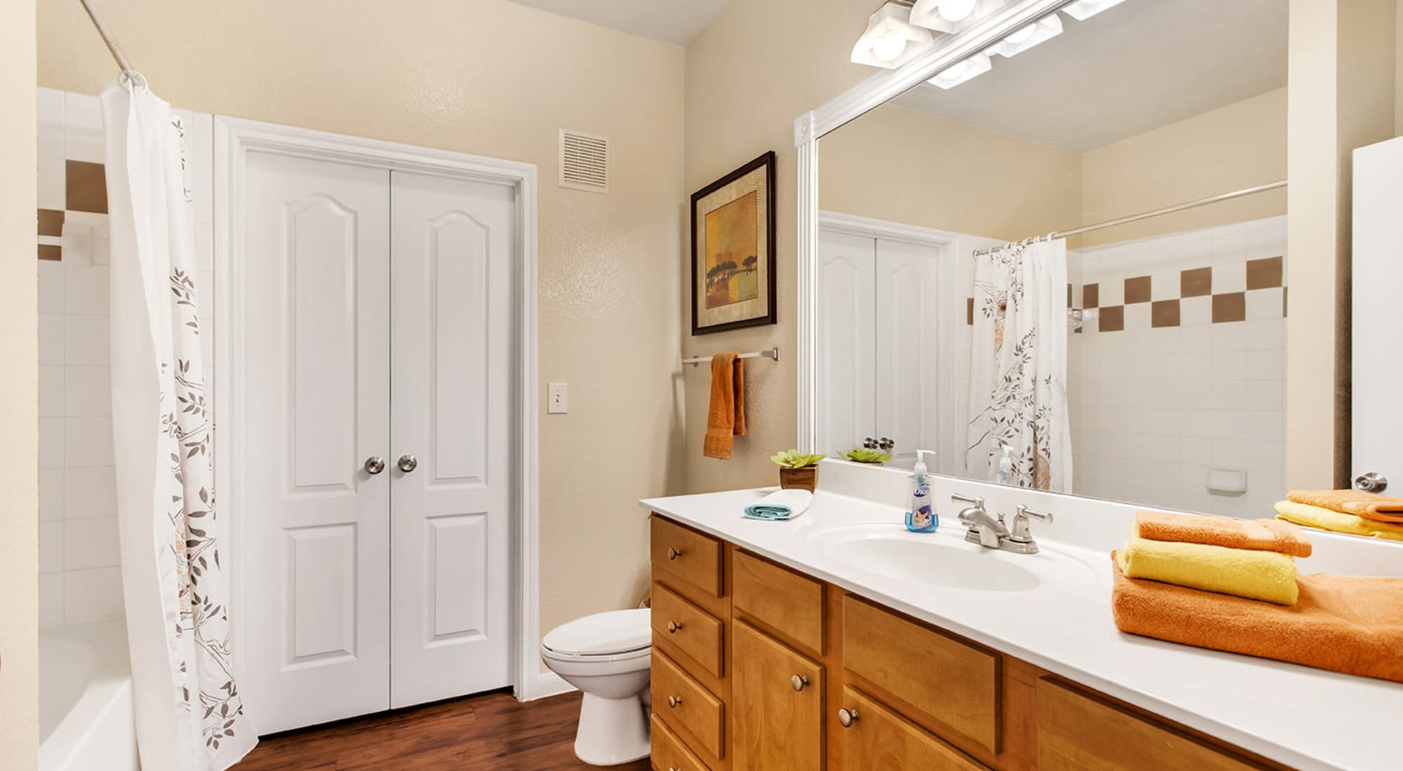 Bathroom with shower at Onion Creek
