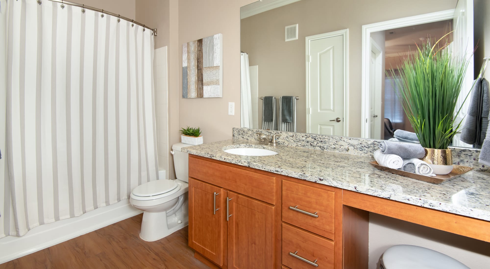 Bathroom with shower at Estancia at Ridgeview Ranch