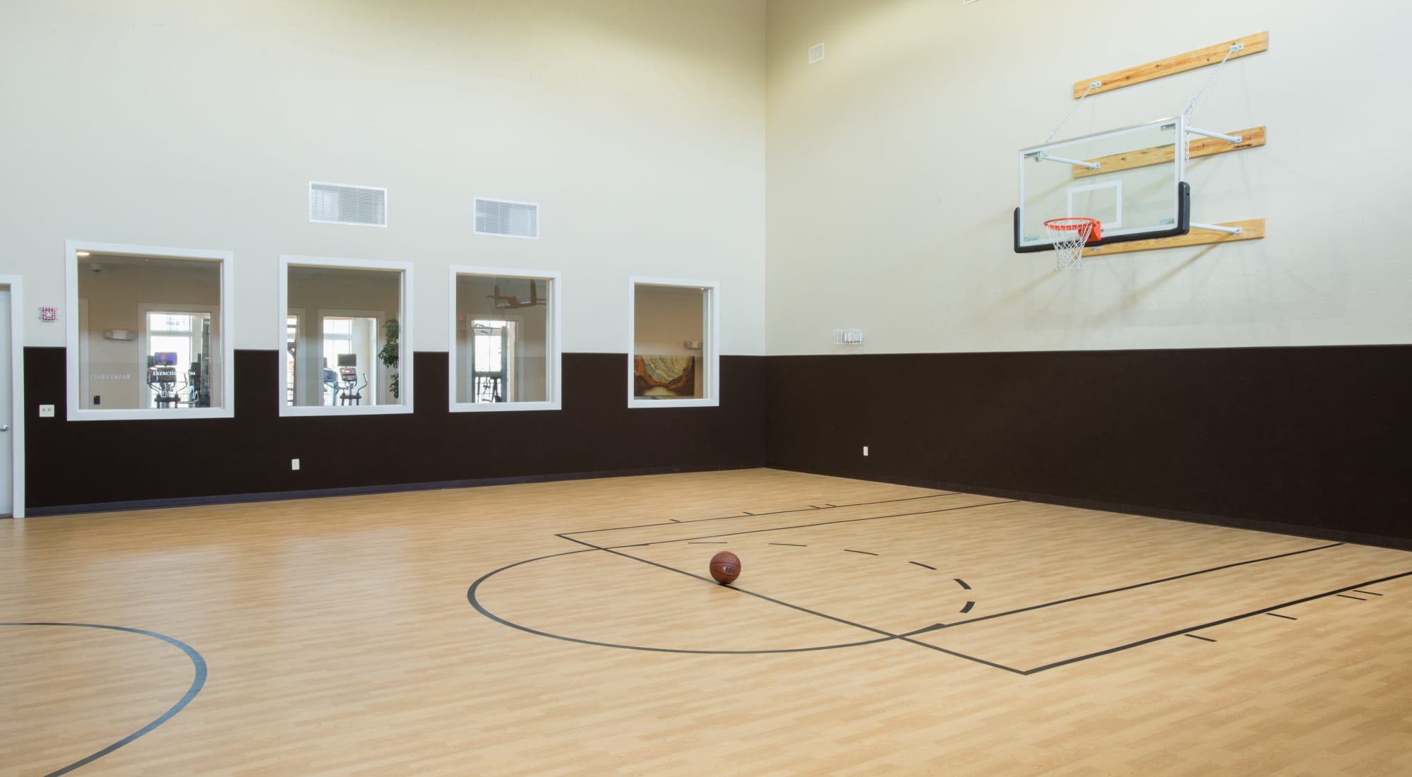Indoor Basketball Court at Villas in Westover Hills
